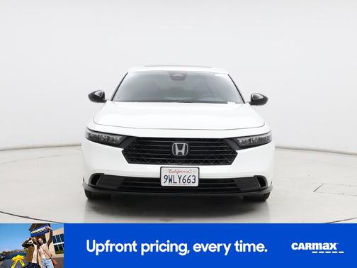 White 2025 Honda Accord Hybrid Sport-L