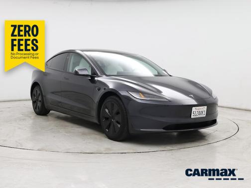 Gray 2025 Tesla Model 3 Long Range