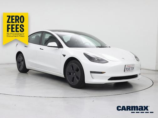 White 2023 Tesla Model 3