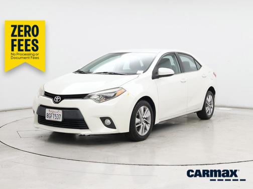 White 2014 Toyota Corolla LE Eco Plus