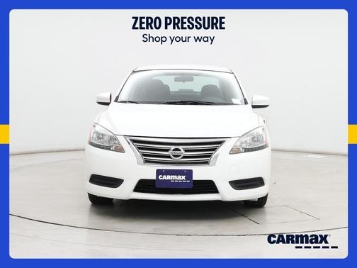 White 2015 Nissan Sentra SV