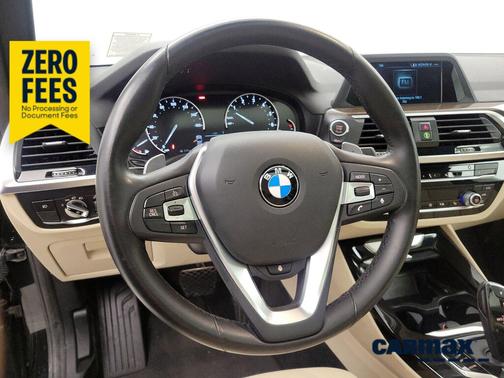 Black 2019 BMW X3 XDrive30i