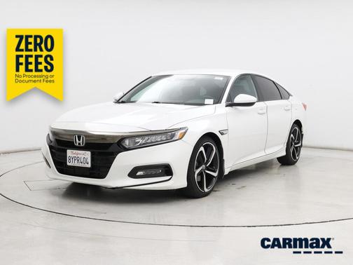 White 2019 Honda Accord Sport