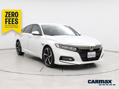 White 2019 Honda Accord Sport