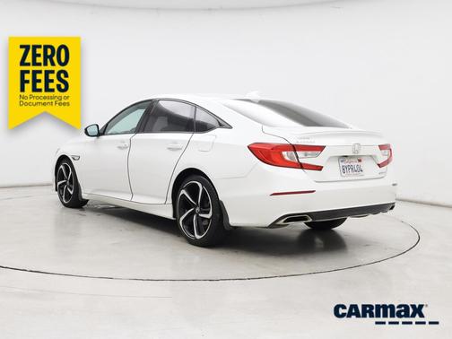 White 2019 Honda Accord Sport