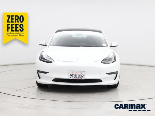 White 2021 Tesla Model 3 Long Range