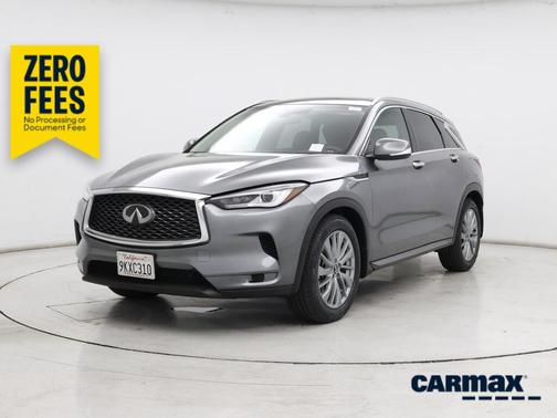 Silver 2024 INFINITI QX50 Luxe
