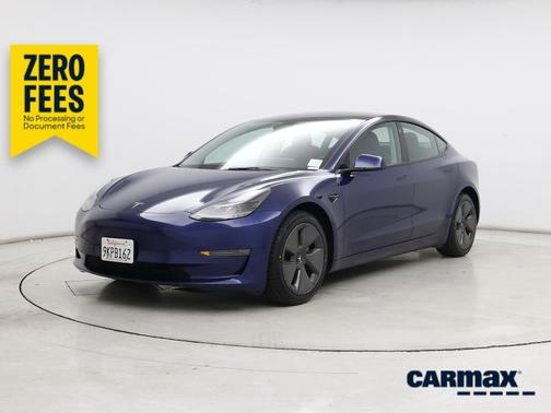 Blue 2023 Tesla Model 3 Long Range