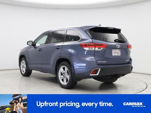Blue 2017 Toyota Highlander Limited Platinum