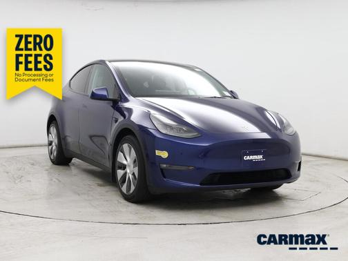 Blue 2022 Tesla Model Y Long Range