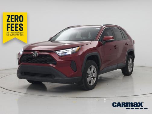 Red 2022 Toyota RAV4 XLE