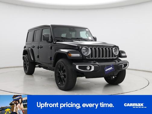 Black 2025 Jeep Wrangler 4xe Sahara