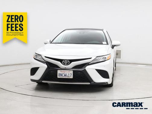 White 2020 Toyota Camry XSE