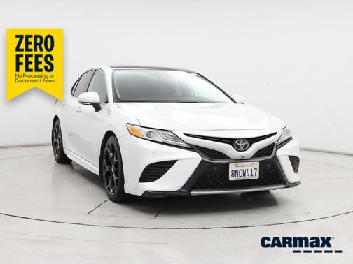 White 2020 Toyota Camry XSE