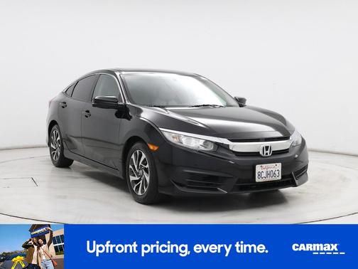 Black 2018 Honda Civic EX