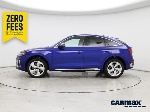 Blue 2021 Audi Q5 Sportback Premium Plus