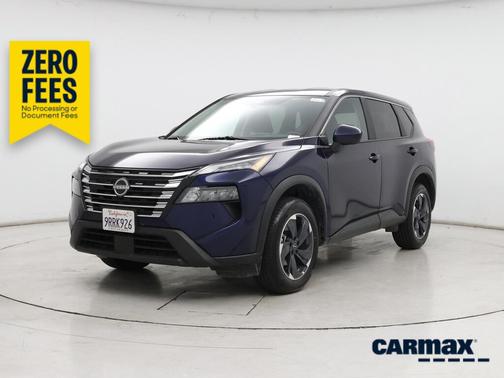 Blue 2025 Nissan Rogue SV