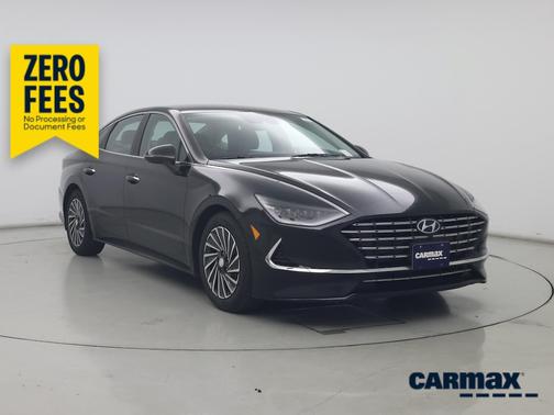 Black 2022 Hyundai SONATA Hybrid Limited