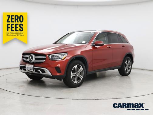 Red 2020 Mercedes-Benz GLC 300
