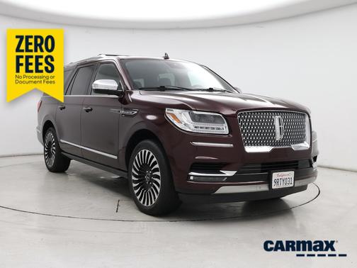 Red 2020 Lincoln Navigator L Black Label