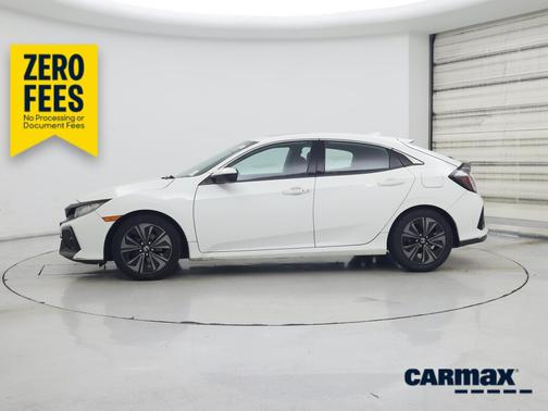 White 2018 Honda Civic EX