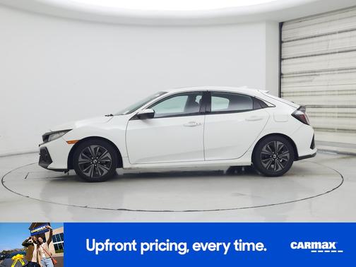 White 2018 Honda Civic EX
