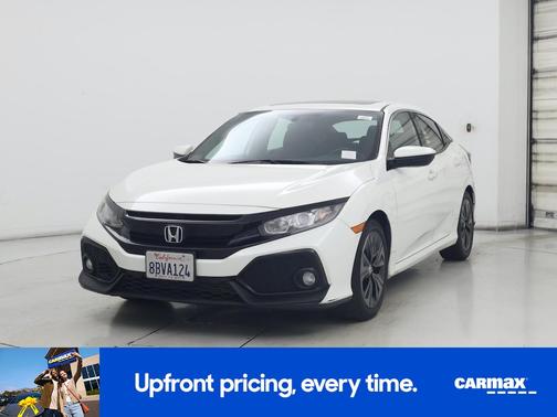 White 2018 Honda Civic EX