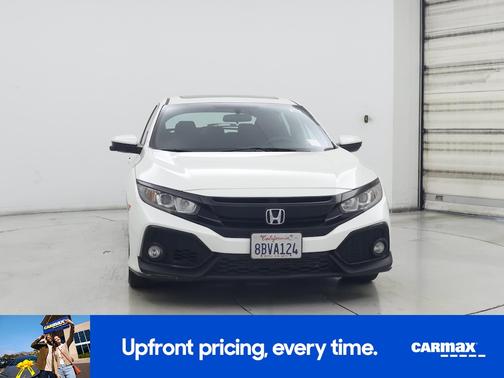 White 2018 Honda Civic EX