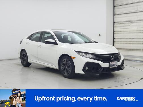 White 2018 Honda Civic EX