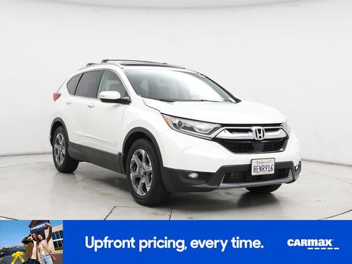 White 2018 Honda CR-V EX-L
