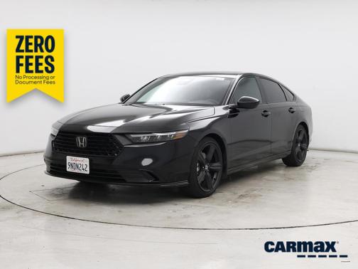 Black 2024 Honda Accord Hybrid Sport-L