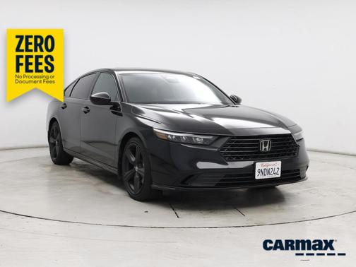 Black 2024 Honda Accord Hybrid Sport-L