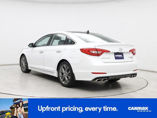 White 2015 Hyundai SONATA Limited