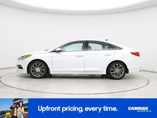 White 2015 Hyundai SONATA Limited
