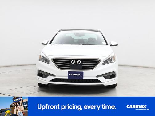 White 2015 Hyundai SONATA Limited