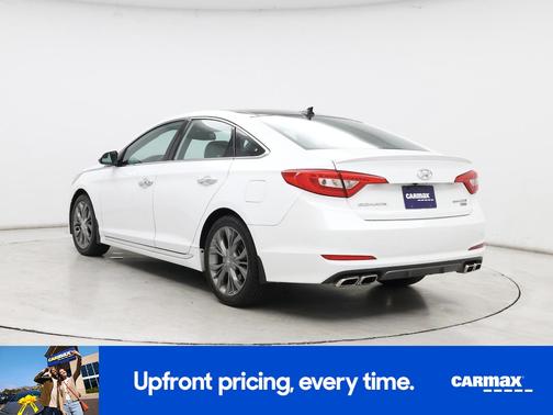 White 2015 Hyundai SONATA Limited