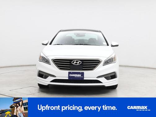 White 2015 Hyundai SONATA Limited