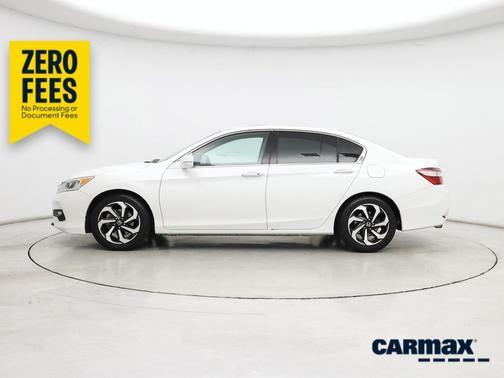 White 2017 Honda Accord EX-L