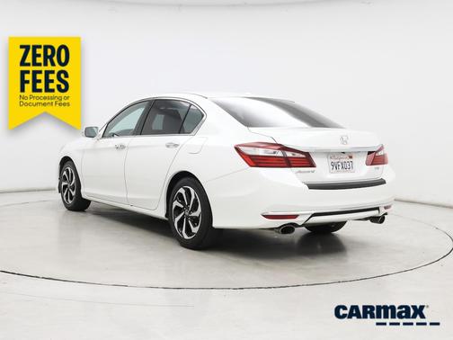 White 2017 Honda Accord EX-L