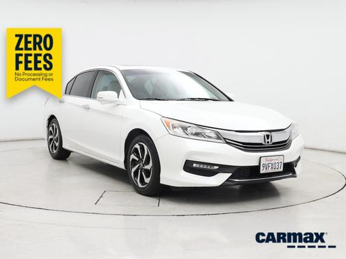 White 2017 Honda Accord EX-L