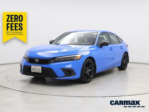 Blue 2024 Honda Civic Sport