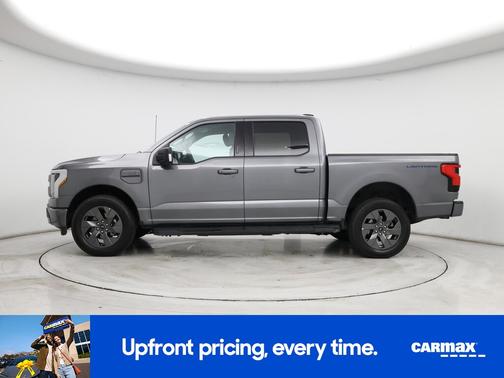 Gray 2023 Ford F-150 Lightning XLT