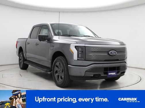 Gray 2023 Ford F-150 Lightning XLT