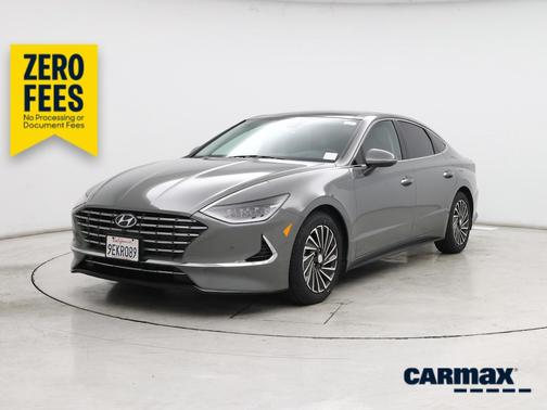 Gray 2023 Hyundai SONATA Hybrid Limited