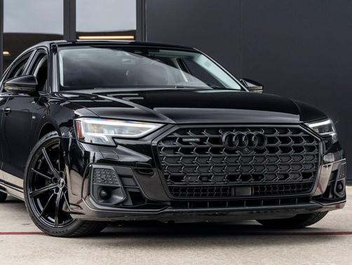 Mythos Black Metallic 2022 Audi A8 L 55 TFSI quattro Tiptronic