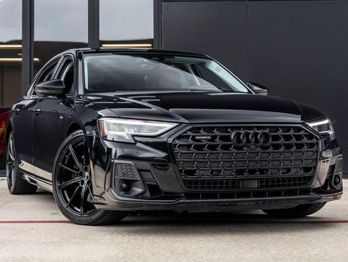 Mythos Black Metallic 2022 Audi A8 L 55 TFSI quattro Tiptronic