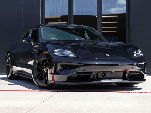 Jet Black Metallic 2026 Porsche Taycan Black Edition