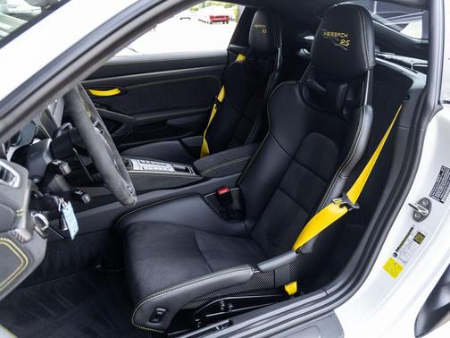 White 2025 Porsche 718 Cayman GT4 RS