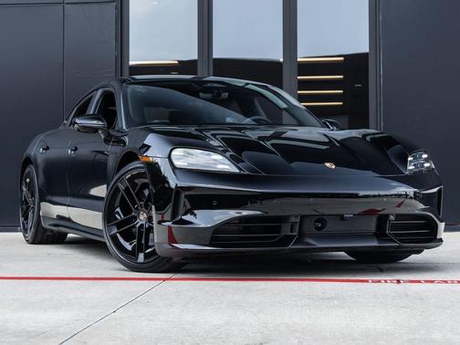 Black 2026 Porsche Taycan 4