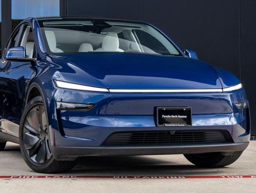 Deep Blue Metallic 2026 Tesla Model Y Long Range Launch Series